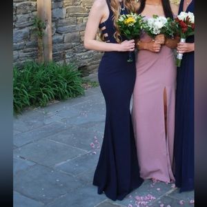 Lulus Navy Blue Prom Dress